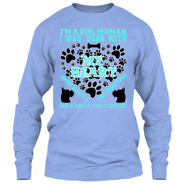 I'm A Dog Woman T Shirt, Coolest Dog Lover T Shirt