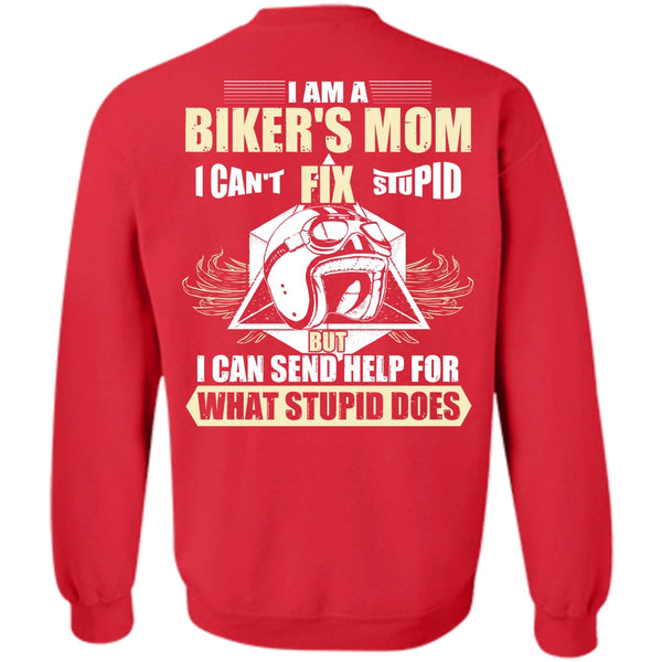 Fix Stupid T Shirt, I Love Biking Sweatshirt