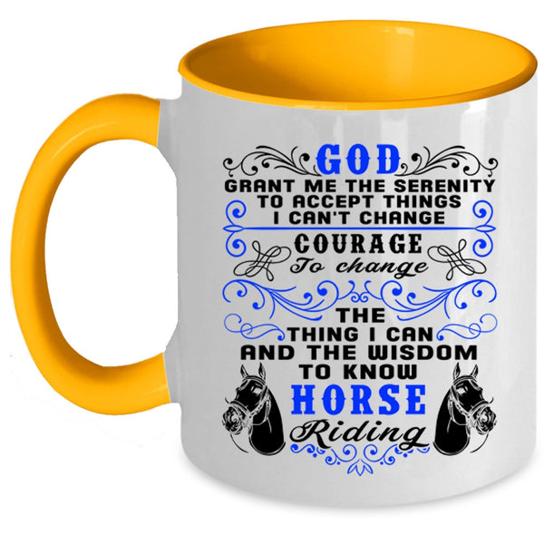 Funny Gift For Equestrian Coffee Mug, Horse Riding Accent Mug