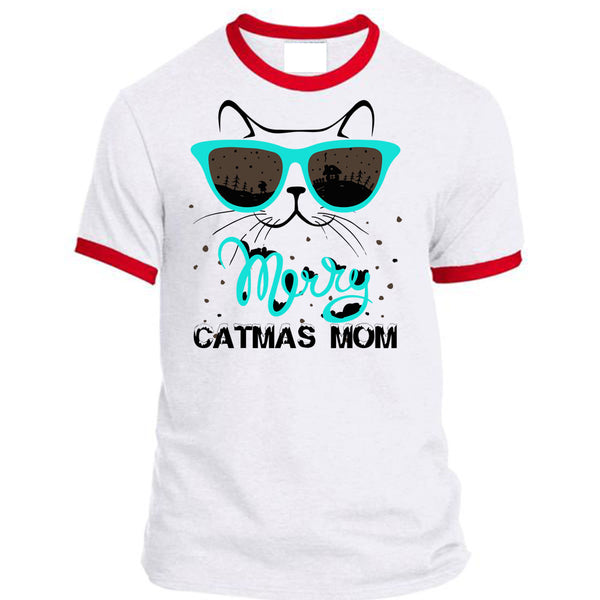 Merry Catmas Mom T Shirt, I Love My Cat T Shirt, Awesome T-Shirts