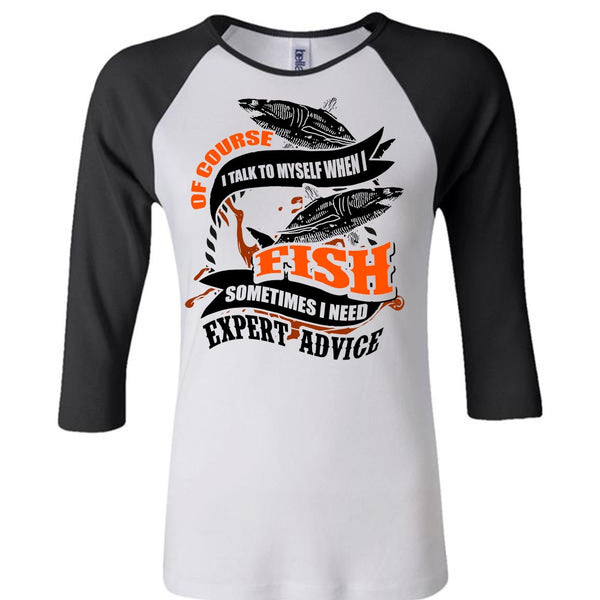 I Talk To Myself When I Fish T Shirt, I Love Fishing T Shirt, Awesome T-Shirts