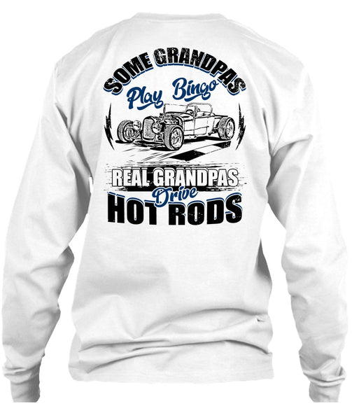 Real Grandpas Drive Hot Rod T Shirt, I Love Trucker T Shirt