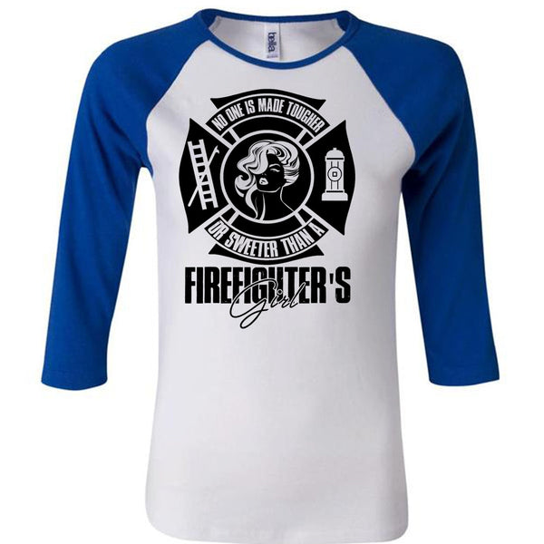 Sweetest Than A Firefighter's Girl T Shirt, I Love Firefighter T Shirt, Awesome T-Shirts
