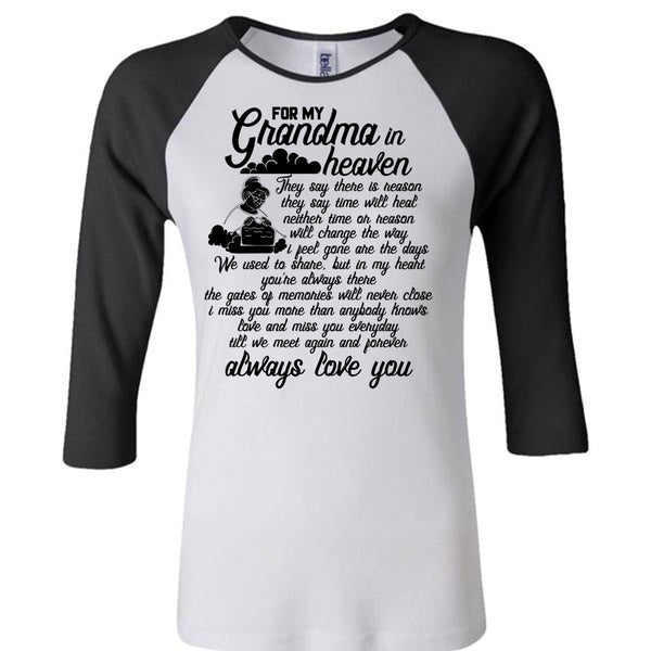 For My Grandma In Heaven T Shirt, I Love Grandma T Shirt, Awesome T-Shirts