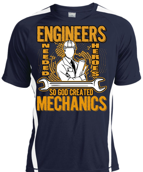 God Created Mechanics T Shirt, I Love Mechanic T Shirt, Cool Shirt