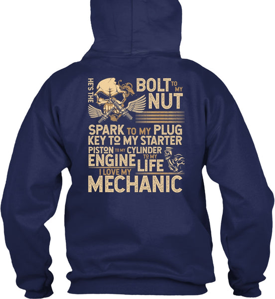 I Love My Mechanic T Shirt, Engine Life T Shirt