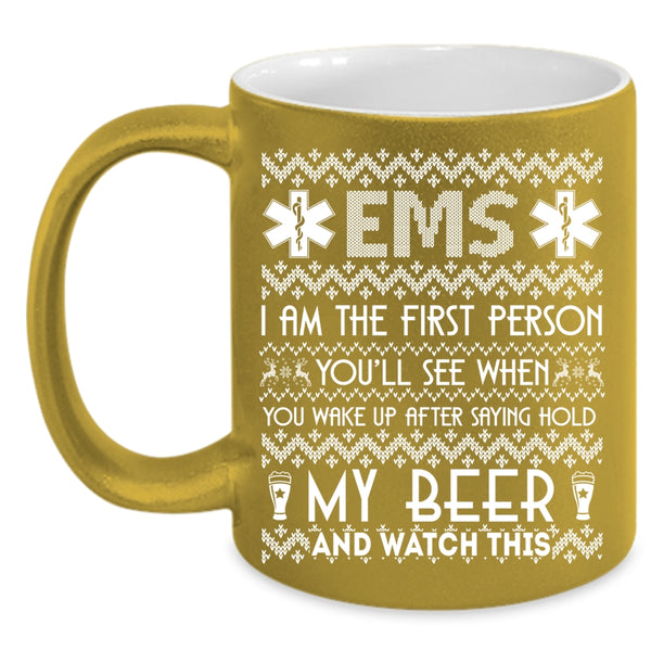 EMS Coffee Mug, Christmas Gift For Nurses Coffee Cup