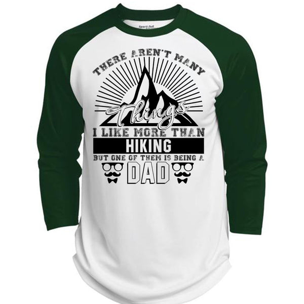 I Like More Than Hiking T Shirt, Love Hiking T Shirt, Awesome T-Shirts  (Polyester Game Baseball Jersey)