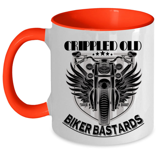 Biker Bastards Coffee Mug, Crippled Old Accent Mug