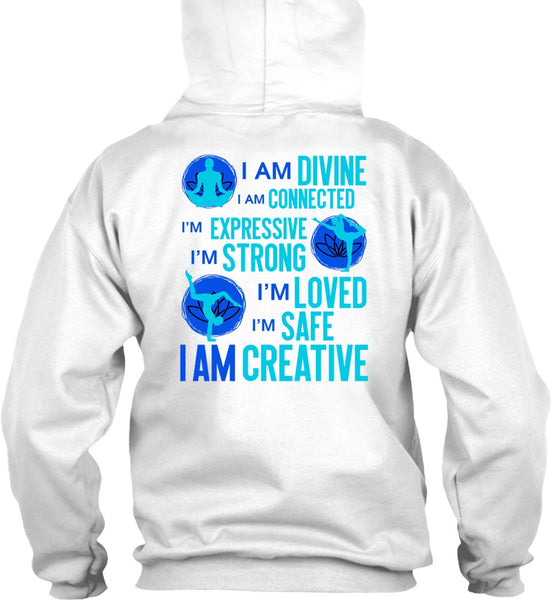 I Am Creative T Shirt, I Love Yoga T Shirt