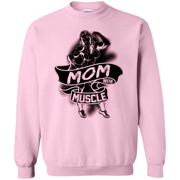 Coolest Gymming T Shirt, Mom With Muscle Sweatshirt