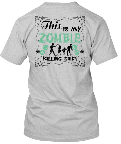 This Is My Zombie Killing T Shirt, Wait For Halloween T Shirt
