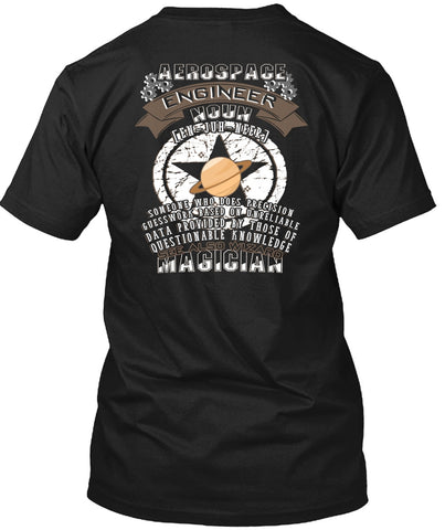 A black t-shirt with the shopify logo
