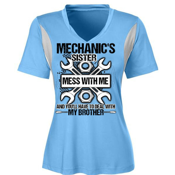 Mechanic's Sister T Shirt, I Love Mechanic T Shirt, Awesome T-Shirts
