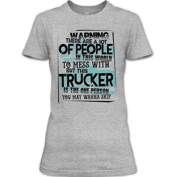 This Trucker T Shirt, I Am A Truck Driver T Shirt