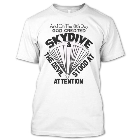 A black t-shirt with the shopify logo