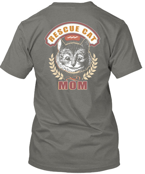 Rescue Cat Mom T Shirt, I Love My Cat T Shirt