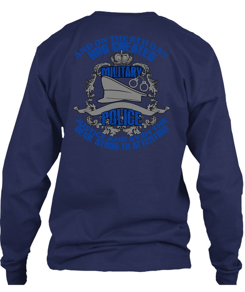 God Created Military Police T Shirt, Being A Police T Shirt