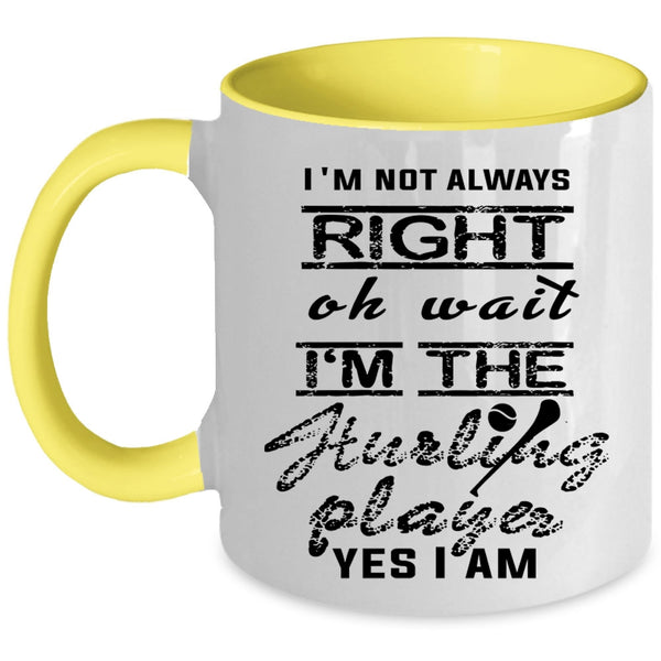 Awesome Hurling Player Coffee Mug, I'm The Hurling Player Accent Mug
