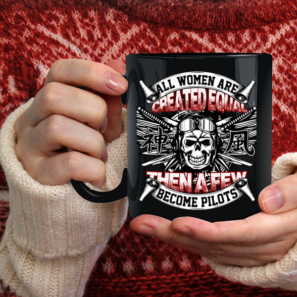 A Few Women Become Pilots Coffee Mug, Cool Pilots Coffee Cup