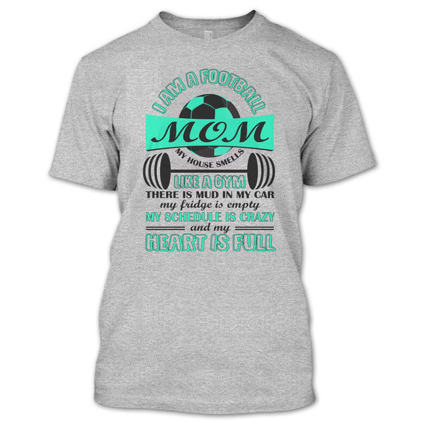 A black t-shirt with the shopify logo