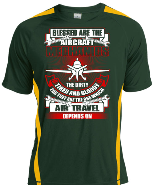 Blessed Are The Aircraft Mechanics T Shirt, Air Travel T Shirt, Cool Shirt