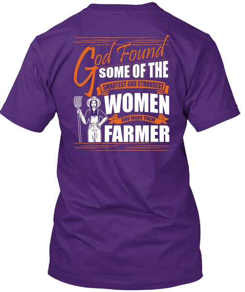 Made Them Farmer T Shirt, Smartest And Strongest T Shirt