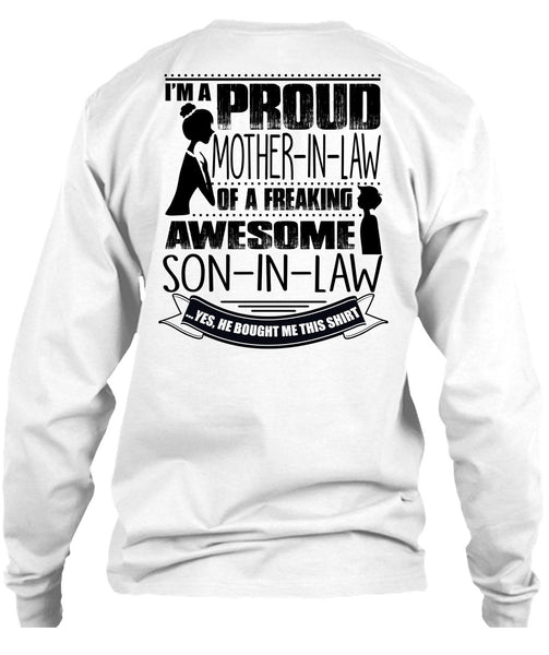 I'm A Proud Mother In Law T Shirt, I Love Mom T Shirt