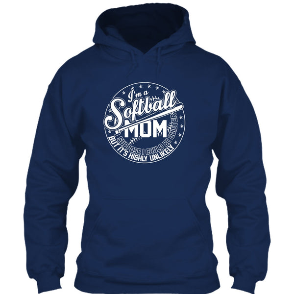 I'm A Softball Mom T Shirt, Coolest Softball Mom T Shirt