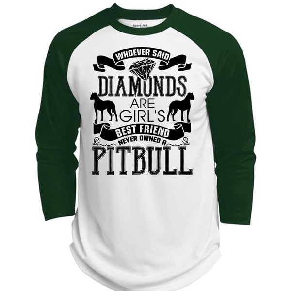 Never Owned A Pit Bull T Shirt, I Love My Dog T Shirt, Awesome T-Shirts  (Polyester Game Baseball Jersey)