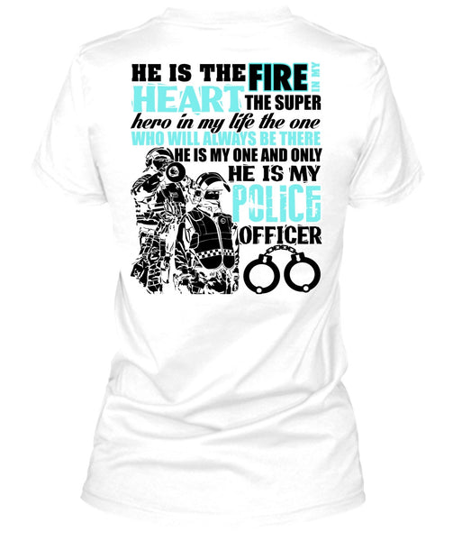 He Is My Police Officer T Shirt, I Love Police T Shirt