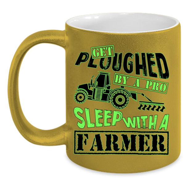 Cute Gift For Farmer Coffee Mug, Sleep With A Farmer Accent Mug