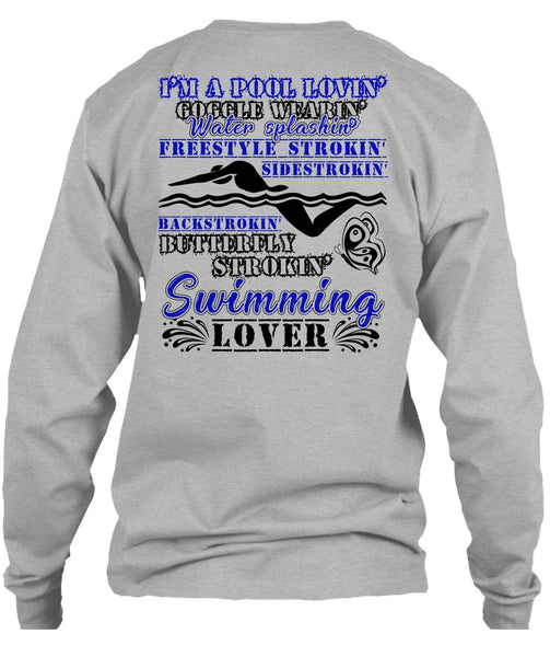 Stroking Swimming Lover T Shirt, I Love Swimming T Shirt
