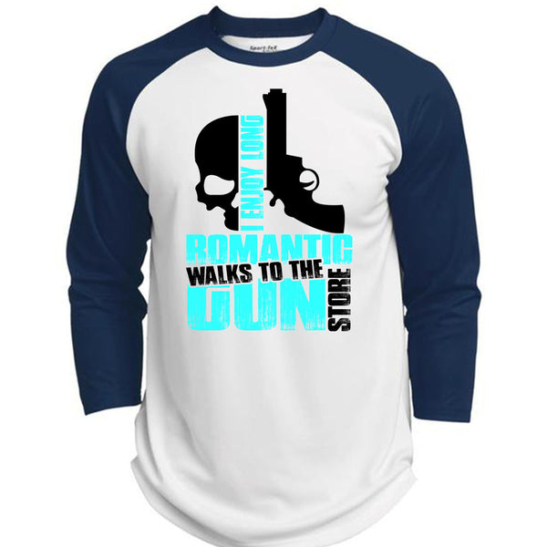 Walks To The Gun Store T Shirt, Being A Gun T Shirt, Awesome T-Shirts  (Polyester Game Baseball Jersey)