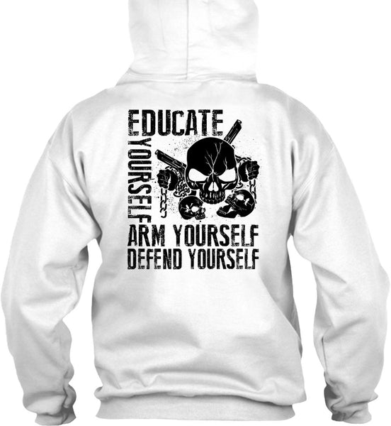Educate Yourself Arm Yourself T Shirt, I Love Veteran T Shirt