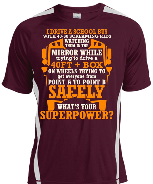 I Drive A School Bus T Shirt, Being A Bus Driver T Shirt, Cool Shirt