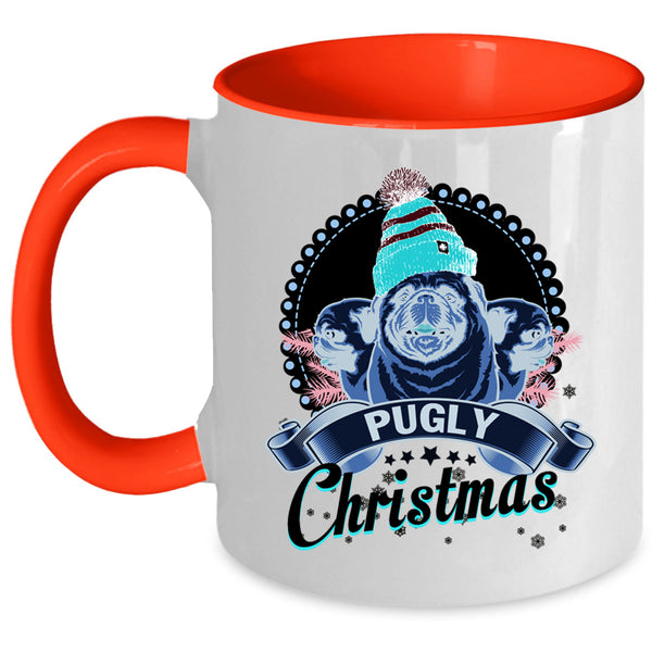 Cute Christmas Coffee Mug, Pugly Christmas Accent Mug