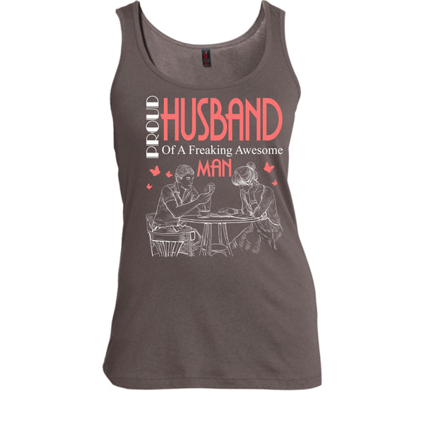 Proud Husband T Shirt, Freaking Awesome Man T Shirt, Cool T Shirt