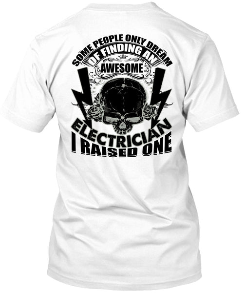 A black t-shirt with the shopify logo