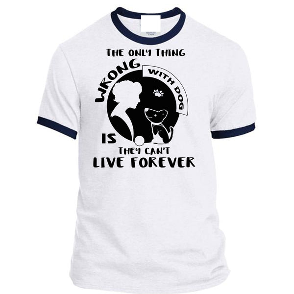 A black t-shirt with the shopify logo