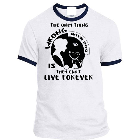 A black t-shirt with the shopify logo