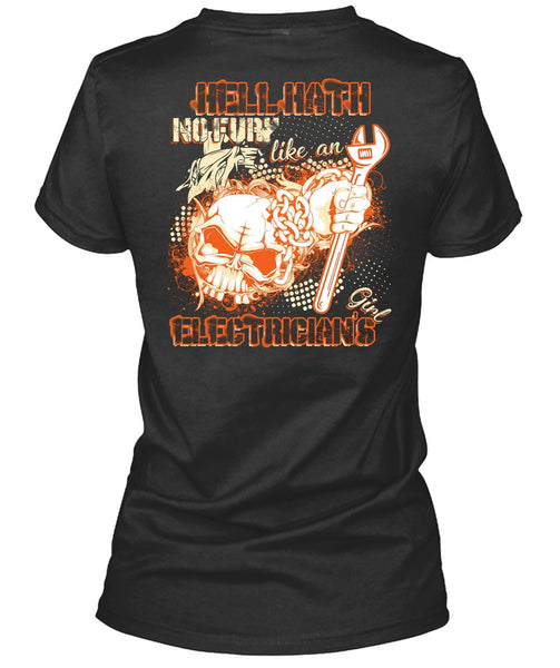 Like An Electrician's Girl T Shirt, Being An Electrician T Shirt