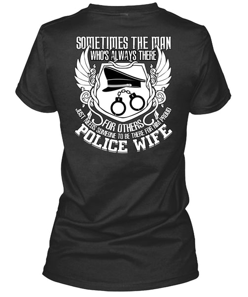Proud Police Wife T Shirt, Being A Police T Shirt