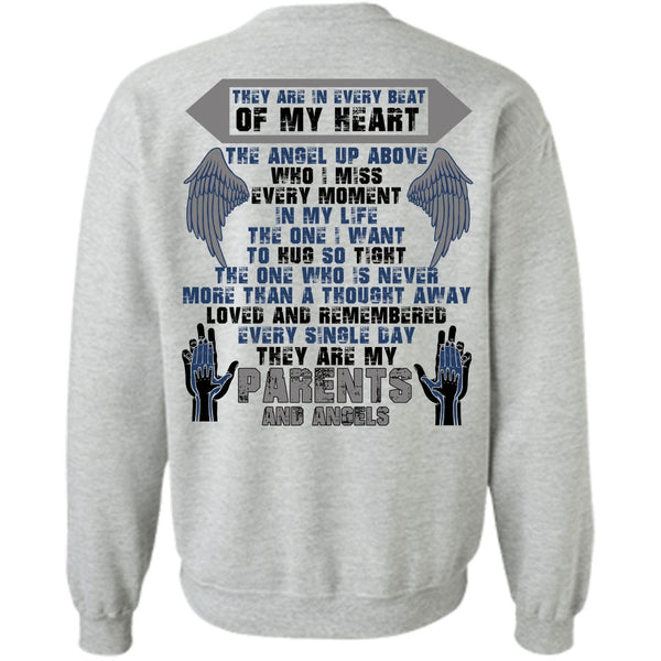 I Love Mom T Shirt, They Are My Parents And Angels Sweatshirt