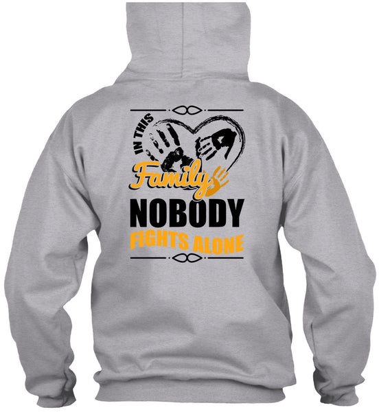In This Family Nobody Fights Alone T Shirt, I Love Mom T Shirt