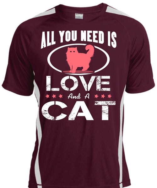 All You Need Is Love And A Cat T Shirt, My Pets T Shirt, My Favorite T Shirt