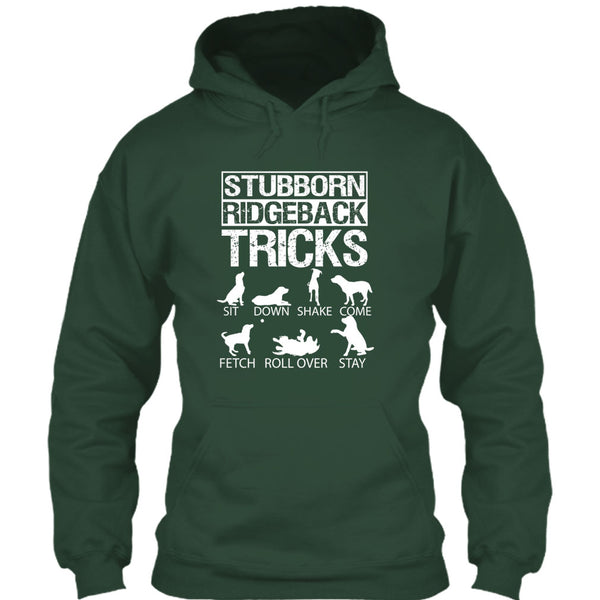 Stubborn Ridgeback Tricks T Shirt, I Love My Dog T Shirt