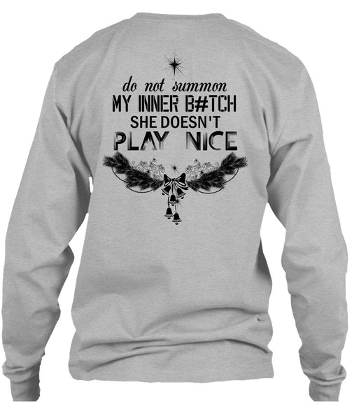 Do Not Summon My Inner T Shirt, This Girl Loves Christmas T Shirt