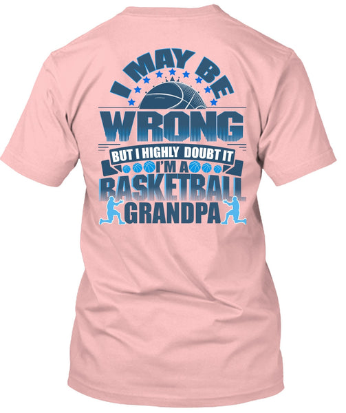I'm A Basketball Grandpa T Shirt, I Love Basketball T Shirt