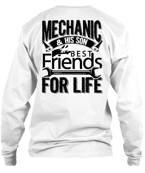 Mechanic And His Son Best Friends For Life T Shirt, I Love Mechanic T Shirt